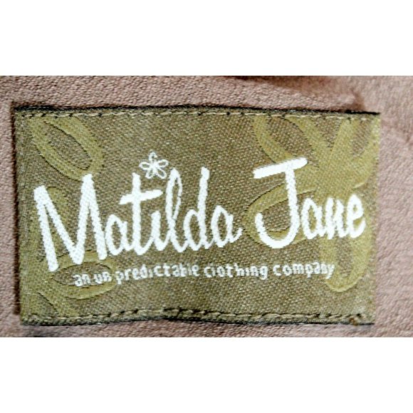 Matilda Jane Hooded Cardigan Woman M Beige Brown L - Picture 5 of 11